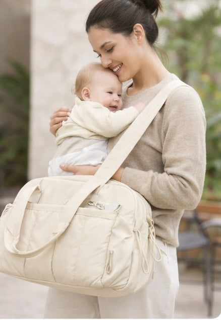 Quilted Diaper Bag – Stylish Baby Changing Travel Bag