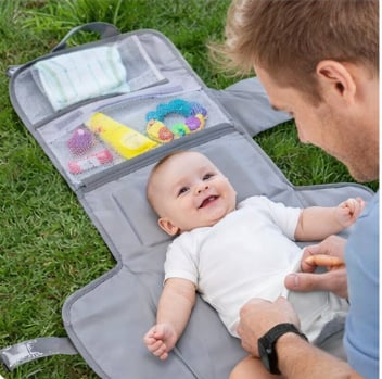Foldable Diaper Changing Mat – Soft & Hygienic & Portable